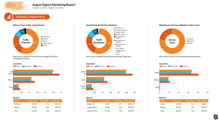 analytics report