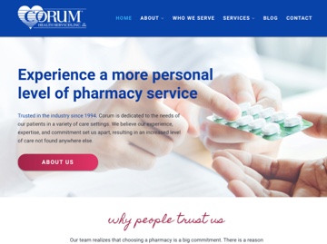 Corum Pharmacy Beanstalk Web Solutions